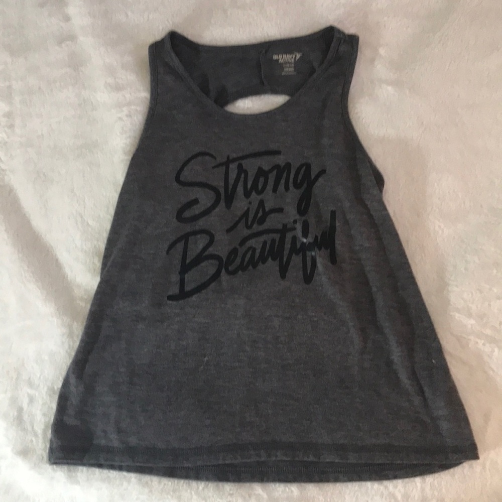 Gray athletic t-shirt